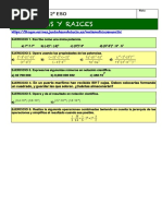 Examen Potencias y Raices 2eso