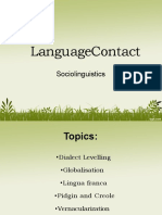 Languagecontact: Sociolinguistics