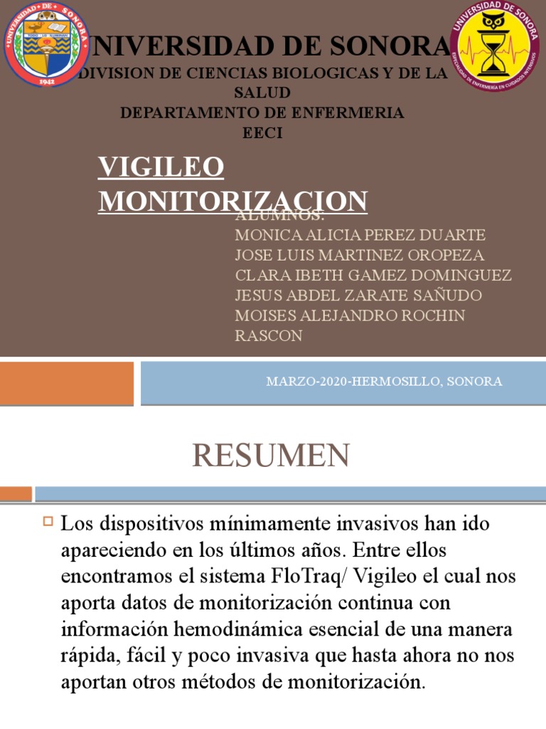 Monitorización Hemodinámica con FloTrac/Vigileo | PDF | Artería | Corazón