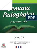 A Relação Do Estudante Com o Ambiente Escolar