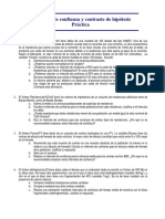 Intervalos de confianza y contraste de hipótesis para diversas muestras de datos técnicos