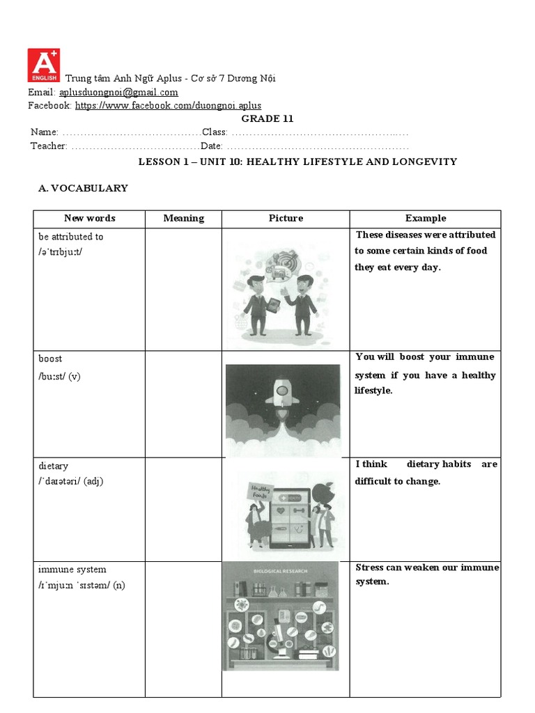 Lesson 1 - Unit 10 - 11 (LT) | PDF