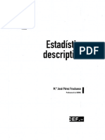 María José Pérez Fructuoso (2013) Estadística Descriptiva