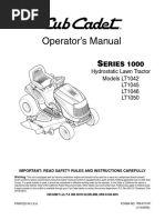 Operator's Manual: ERIES 1000