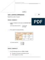 Level 1: 20 Part 1 - Listening Comprehension