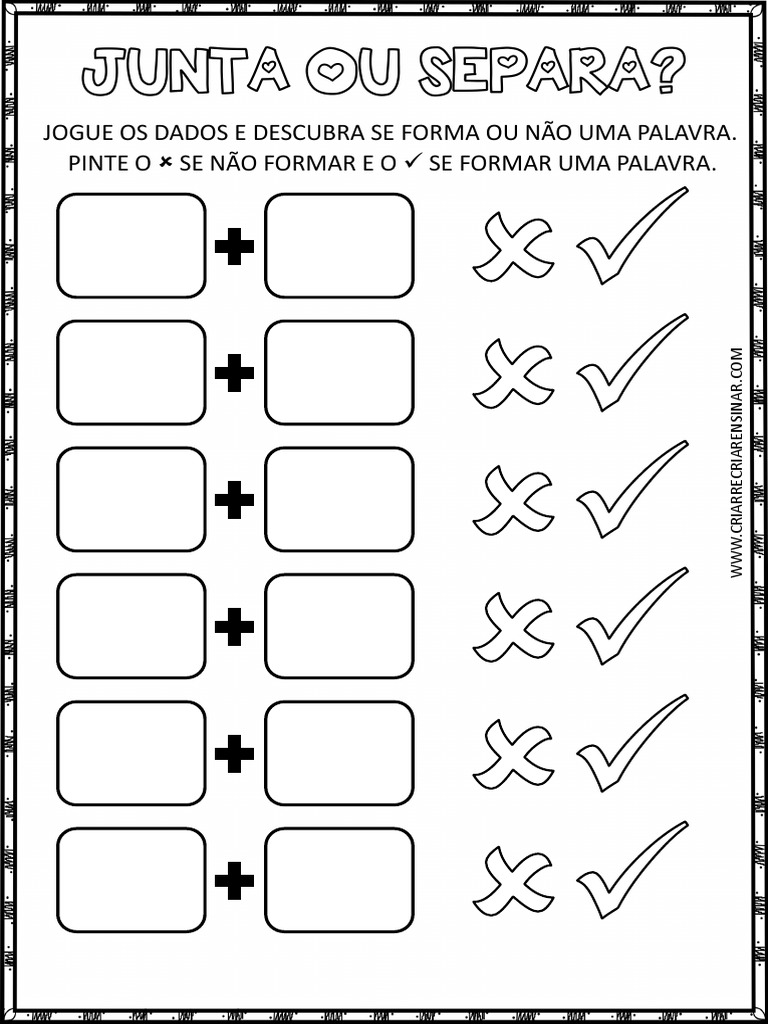 JOGOS DE ALFABETIZAÇÃO PARA IMPRIMIR – Criar Recriar Ensinar