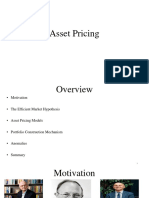 Asset Pricing Introduction