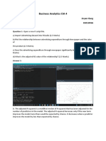 Business Analytics CIA 4: Question 1-Open A New R Script File