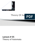 Theory of Automata