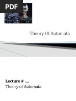 Theory of Automata