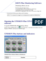 Using The UPSMON-Plus Monitoring Software