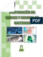 Preparación de medios y siembra de bacterias