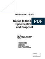 Notice To Bidders, Specifications and Proposal: Letting January 15, 2021