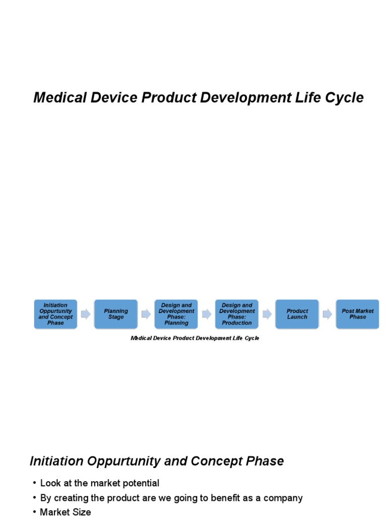 Medical Device Development Lifecycle | PDF | Medical Device | Product ...