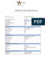 Personal Particulars Form - Feb 2021