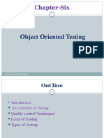 Chapter-Six: Object Oriented Testing