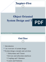 Chapter-Five: Object Oriented System Design and Testing