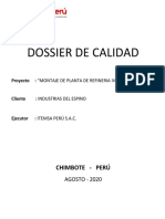 Formato - Indice Dossier