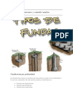 Tipos de Fundaciones