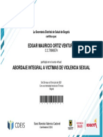 ABORDAJE INTEGRAL A VICTIMAS DE VIOLENCIA SEXUAL2021 - Constancia de Participación