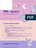 MK Agency: Here Is Where Your Presentation Begins