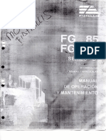 Manual Motoniveladora Fg85
