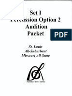 Misouri all state- Percussion audition