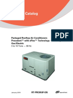 Product Catalog: Packaged Rooftop Air Conditioners Precedent™ With Eflex™ Technology - Cooling and Gas/Electric