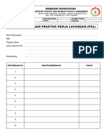 Formulir Jadwal Bimbingan PKL