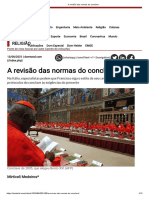 A revisão das normas do conclave