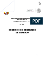 Condiciones Generales de Trabajo 2016