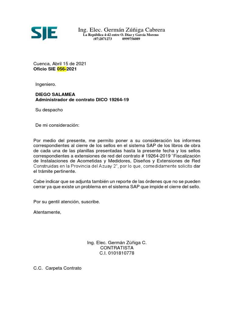Oficio Sellos | PDF