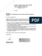 Comunicado - Remediales