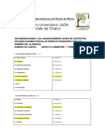 Segundo Examen Parcial de Derecho Financiero DN