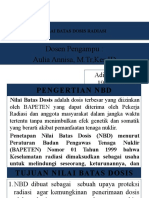 Nilai Batas Dosis Radiasi