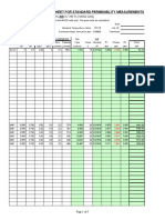 Tka-209 Manual Worksheet For Standard Permeability Measurements