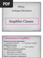 Amplifier Classes