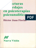 Fiorini - Estructuras y Abordajes en Psicoterapia Psicoanalitica.