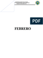 Febrero Por