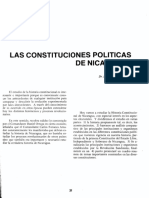 Las Constituciones Políticas de Nicaragua