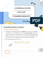 TRANSFORMACIONES LINEALES Y DIAGONALIZACION - Vania Rocha Velasco