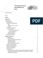 Proposed DBER-SiT Policies & Procedures 2021