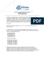 AD2 - Programação II - 2009-1 - Questões