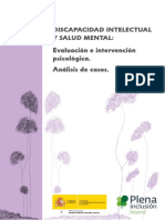 Discapacidad Intelectual y Salud Mental evaluación e intervencion psicologica analisis de casos