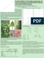 Determinación de lactonas sesquiterpénicas en tricomas glandulares y lavados foliares de Smallanthus sonchifolius