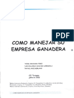 Cómo Manejar Su Empresa Ganadera - 2002