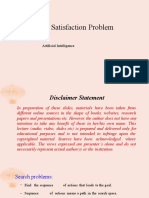 Constraint Satisfaction Problem