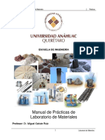 Manual de Prácticas de Laboratorio de Materiales