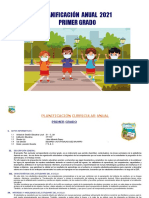 1° GRADO PLANIFICACIÓN CURRICULAR ANUAL