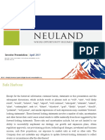 Investor-Presentation Neuland q3